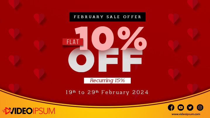 February Sale upto 15 Discount