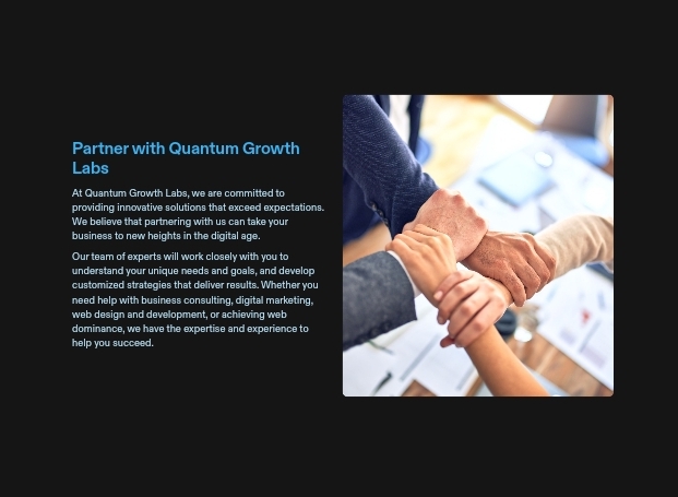 Partner with Quantum Growth Labs 