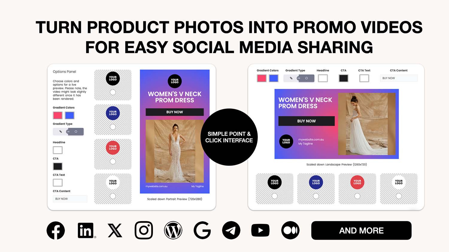 ecommerce product photos to promo videos