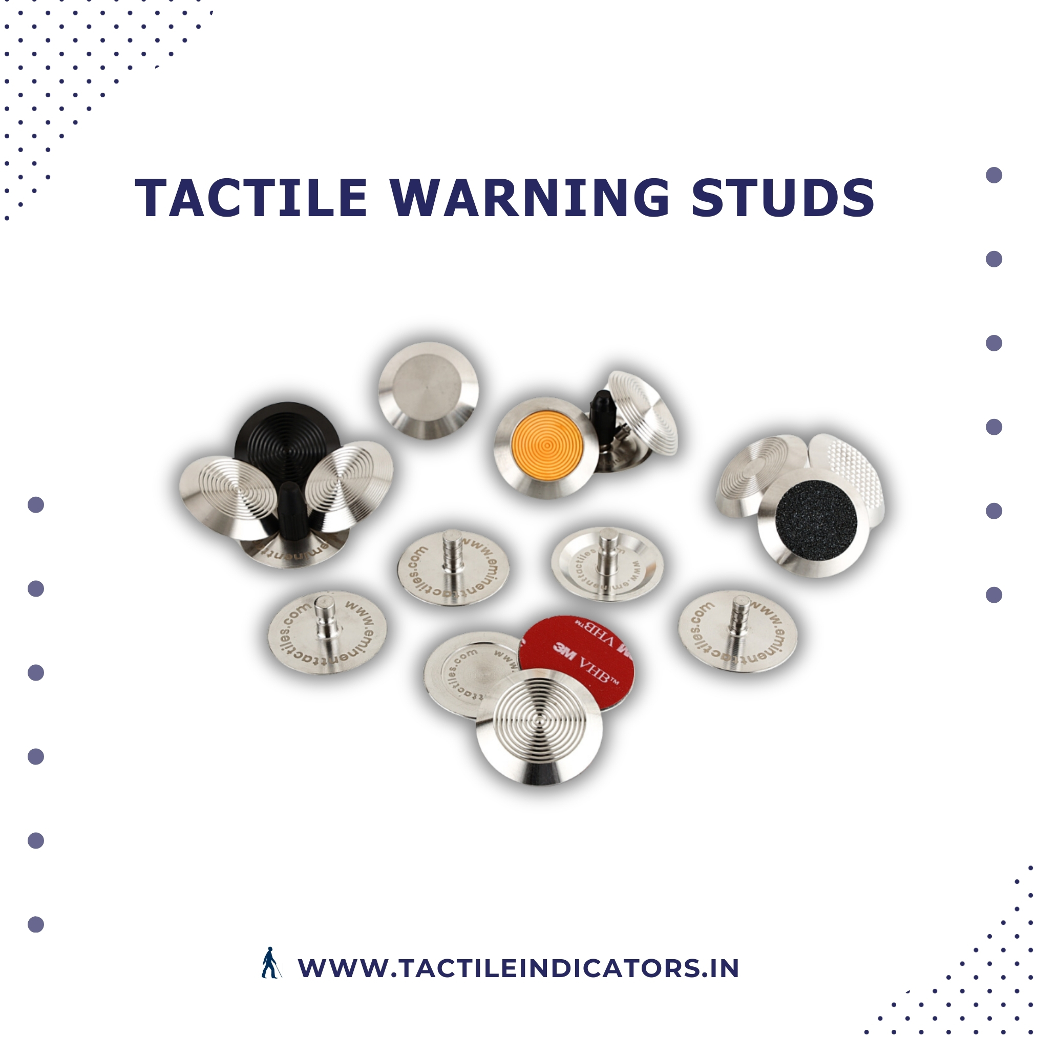 tactile warning studs