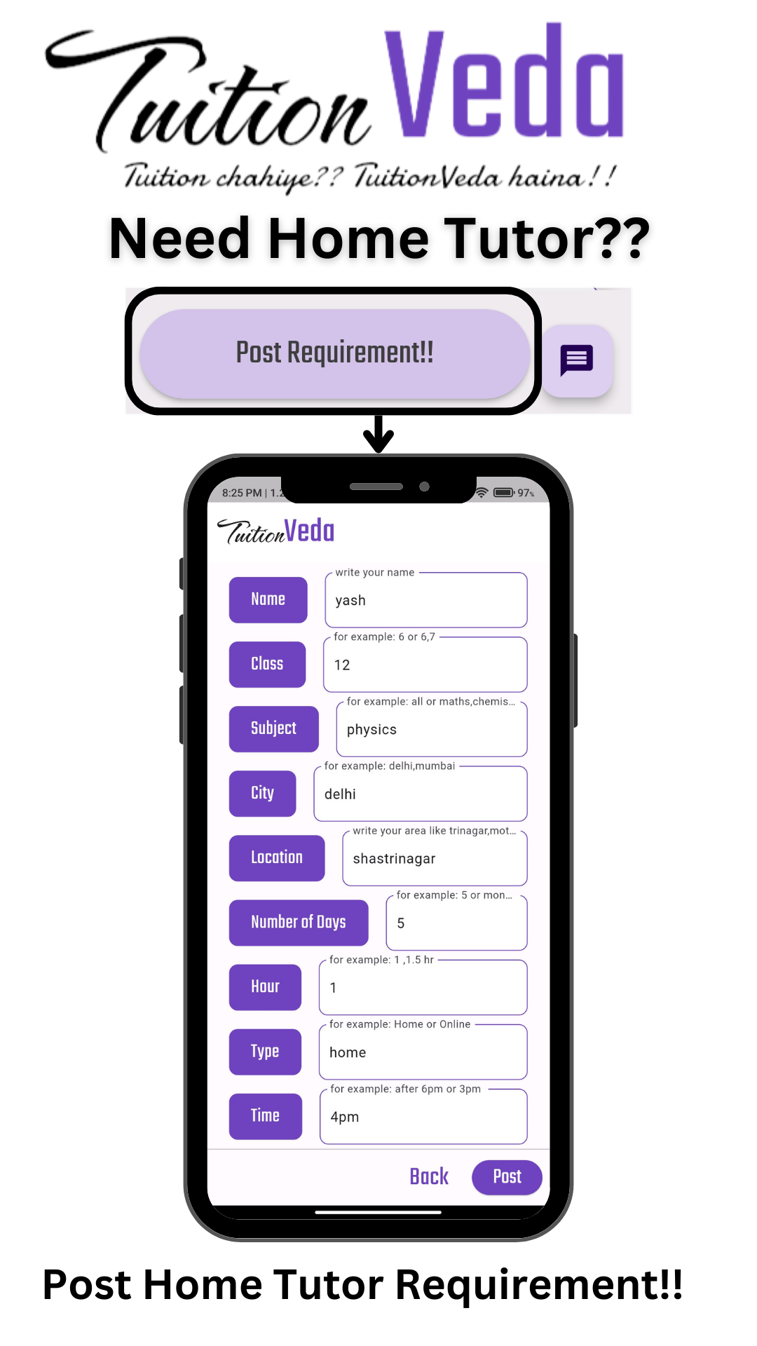 Post Requirement