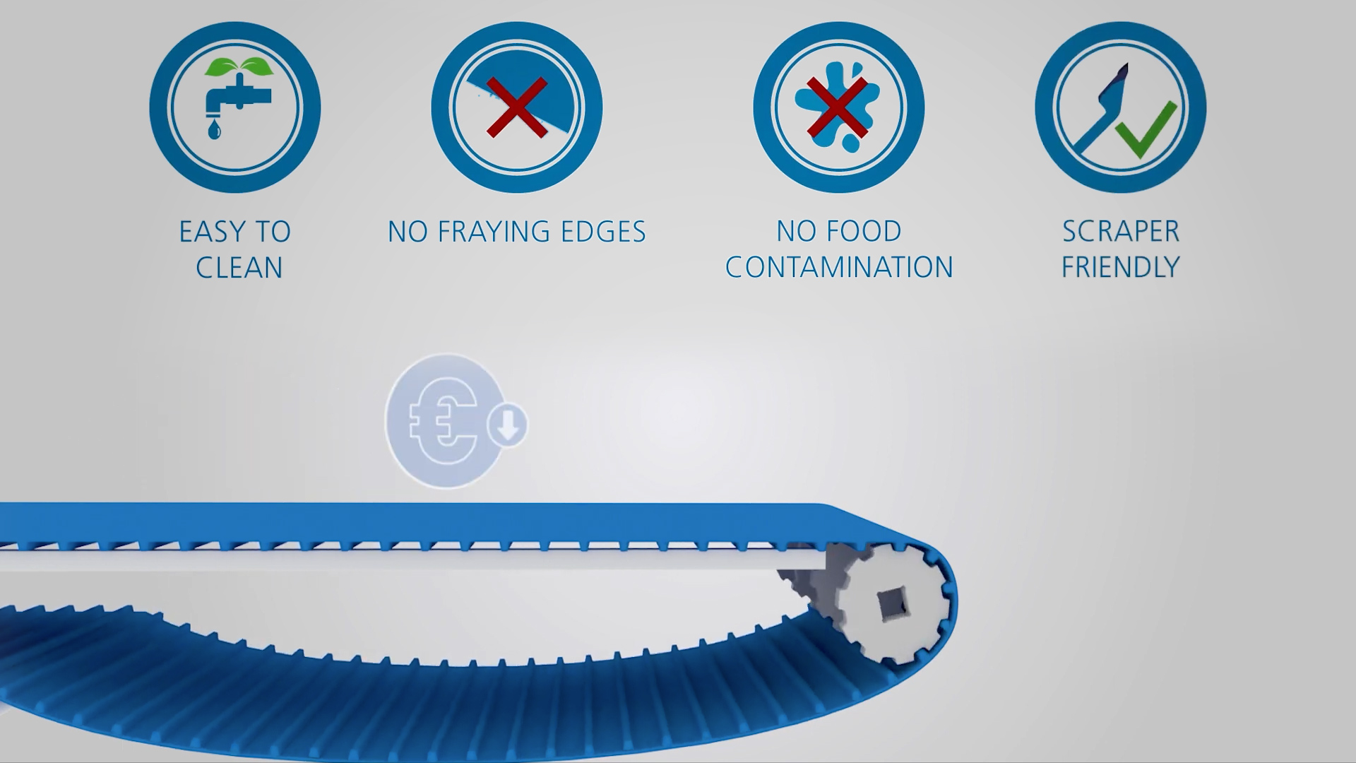FDAApproved positively driven conveyor belts FDAApproved positively driven conveyor belts