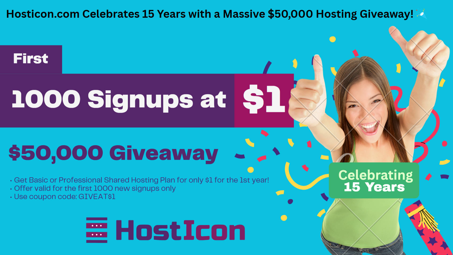 Hosticon Giveaway Hosticon Giveaway
