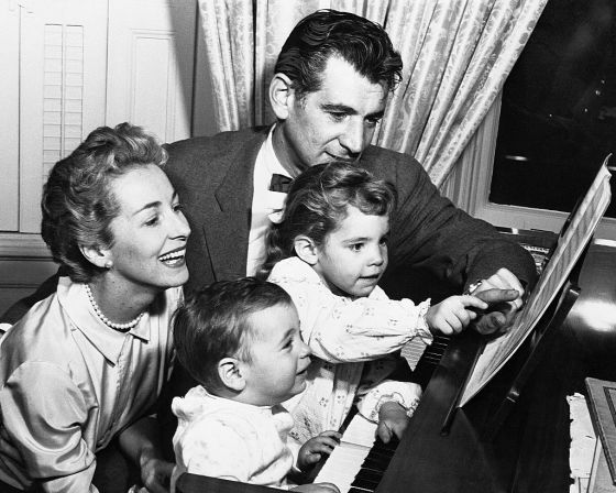 Leonard Bernstein Playing Piano