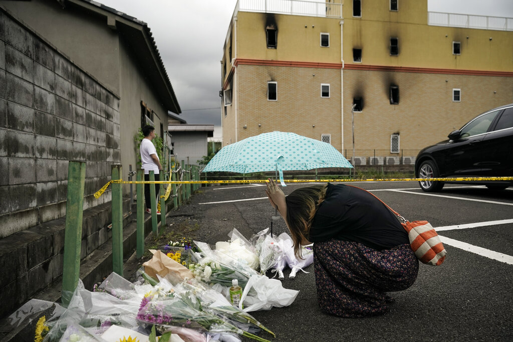 日本定罪并判处死刑一名男子,他在2019年对动画工作室进行的纵火袭击中造成36人死亡