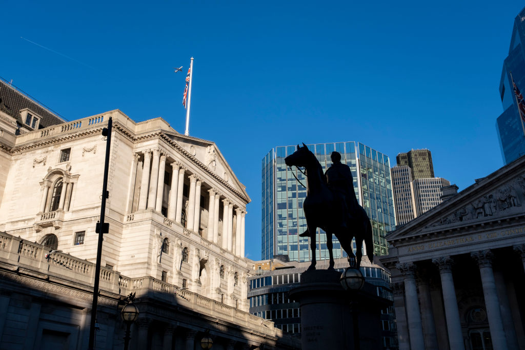 Bank Of England In The City Of London