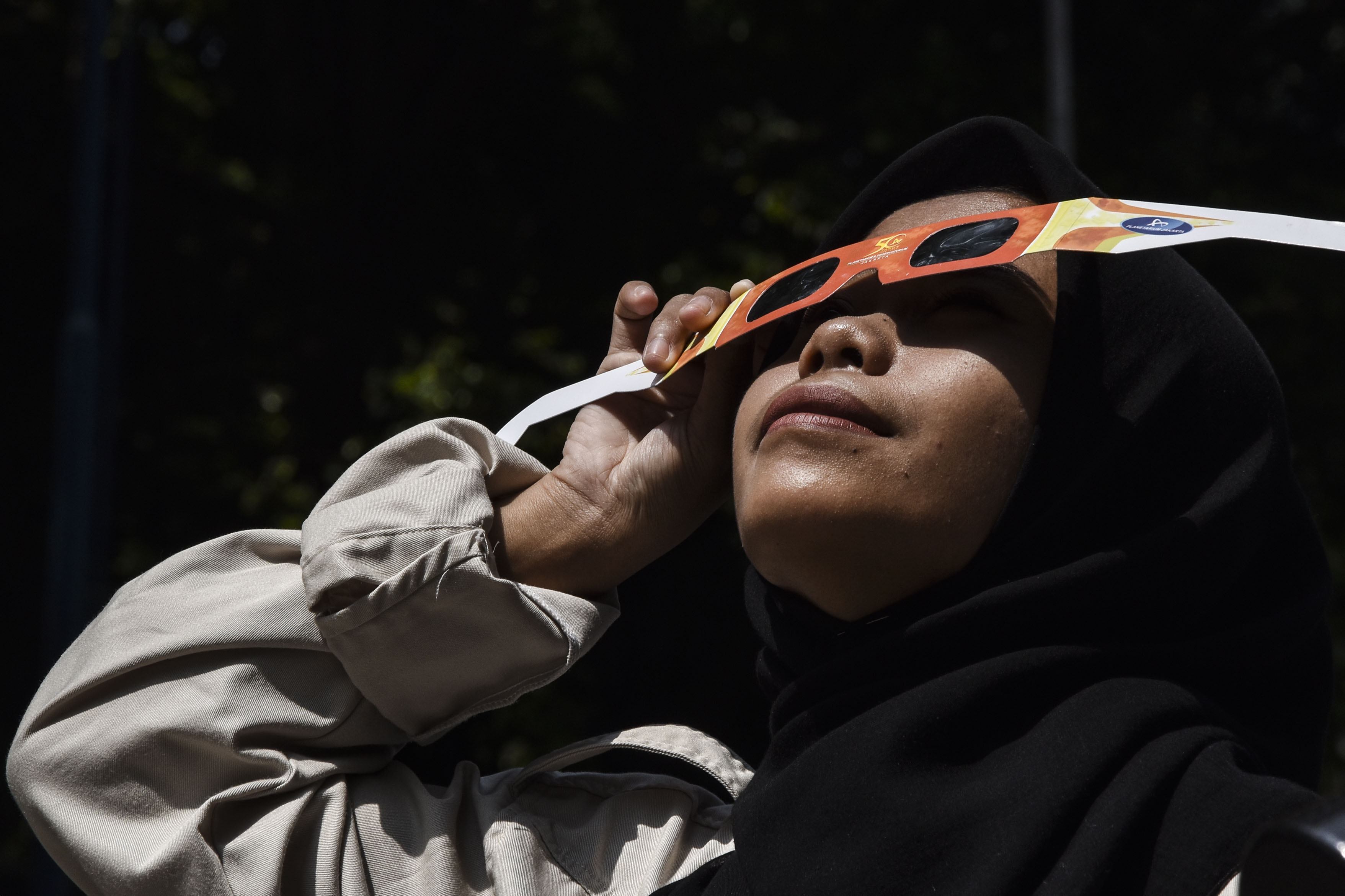 Hybrid solar eclipse in Indonesia