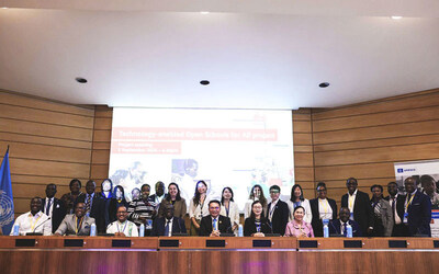 Attendees at the UNESCO-Huawei Technology-enabled Open Schools for All Forum / Image Credit © UNESCO / M. Etchegoyen Attendees at the UNESCO-Huawei Technology-enabled Open Schools for All Forum / Image Credit © UNESCO / M. Etchegoyen