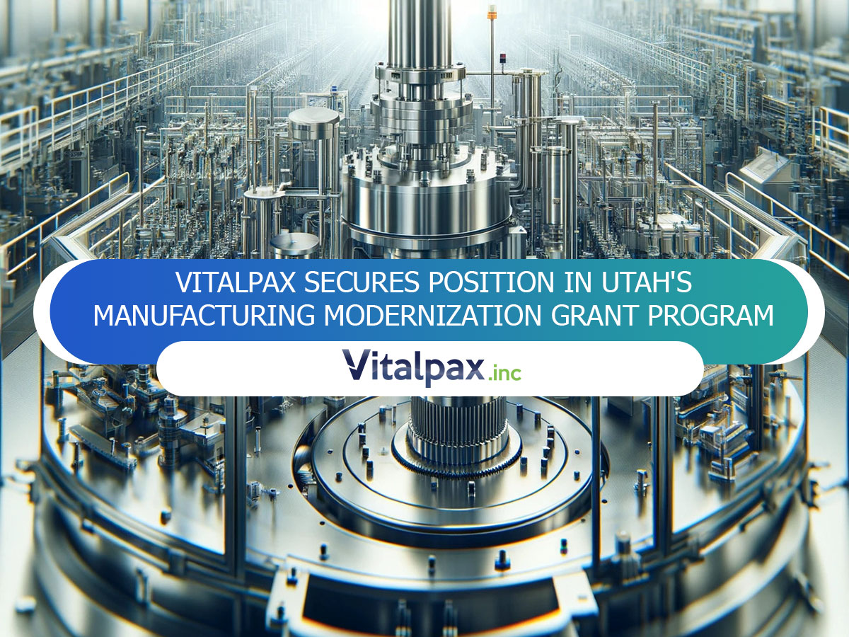 Vitalpax is one of the 21 recipients of Utahs Manufacturing Modernization Grant MMG