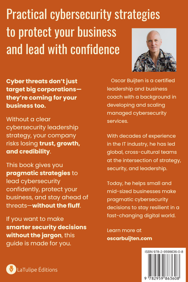 Back Cover Cybersecurity Leadership Back Cover Cybersecurity Leadership