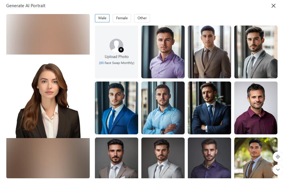 generate AI portrait generate AI portrait