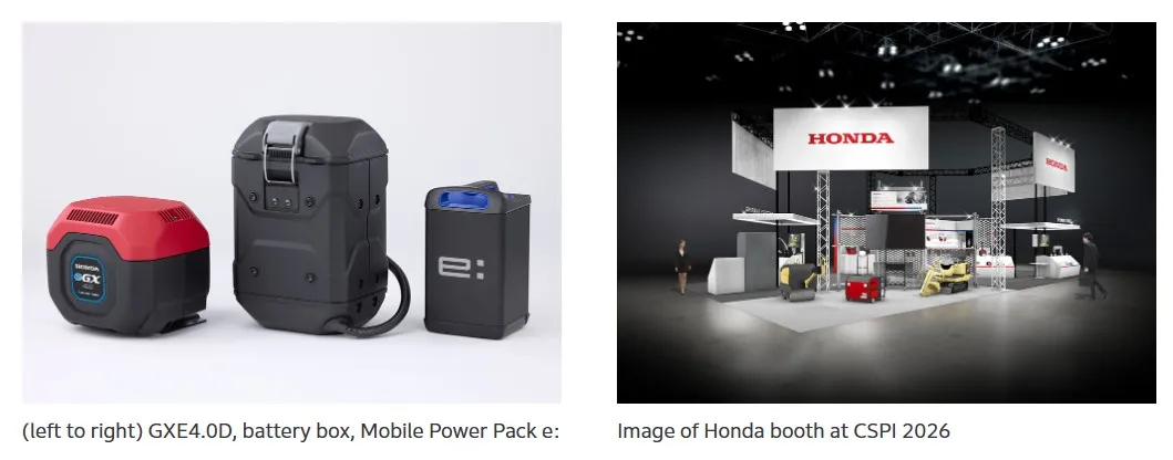 Honda to Begin Supplying Three High-output Models of the eGX Electric Power Unit Series for Commercial-Grade Work Equipment