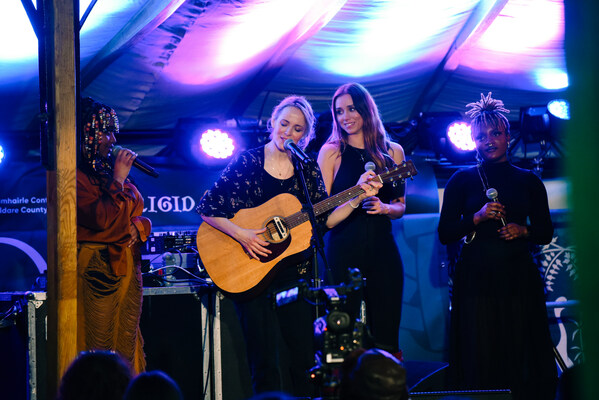 Gemma Hayes and Una Healy perform at Brigid1500 Festival in Kildare