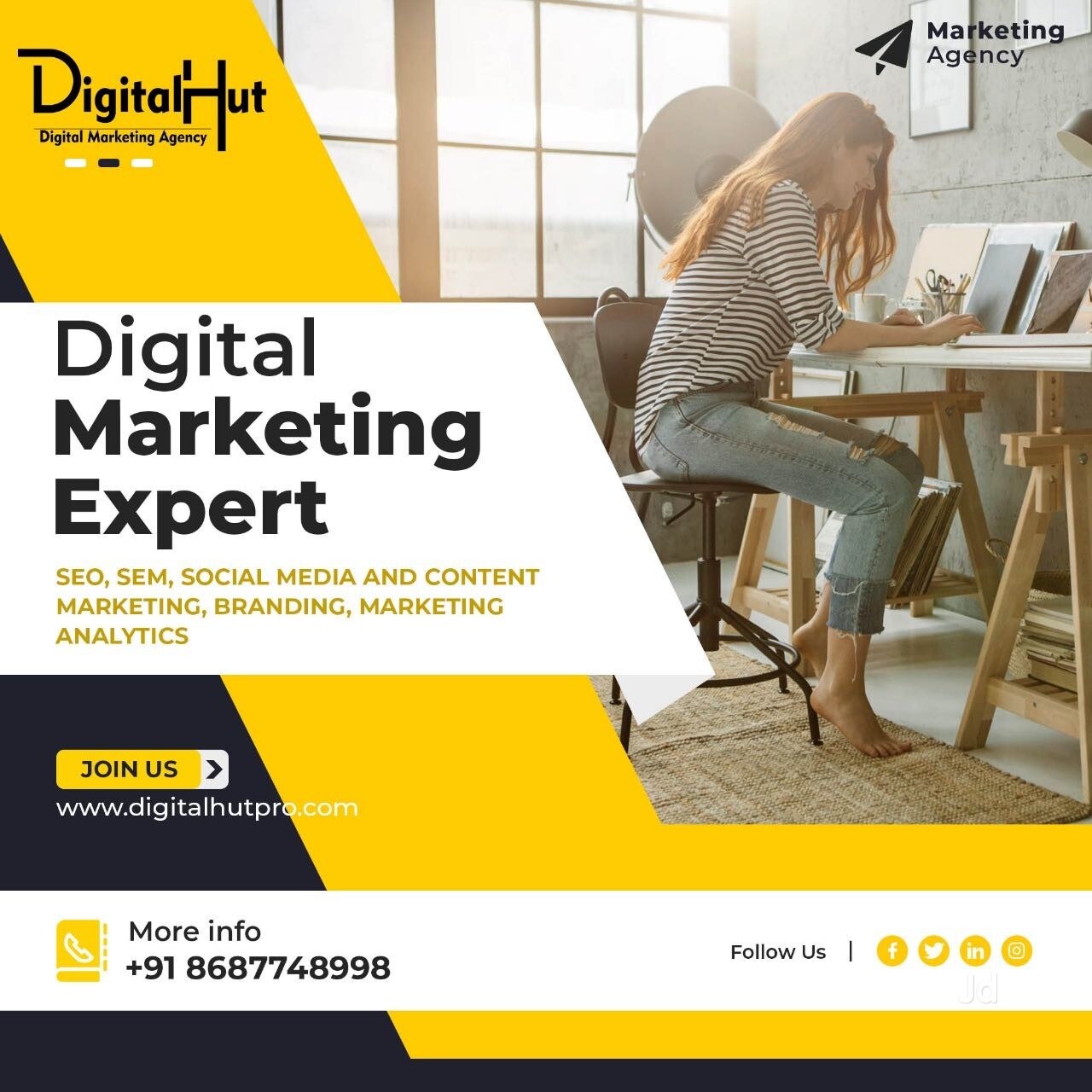 digital hut pvt ltd rohini sector 7 delhi digital marketing services 9dp4mh35ty
