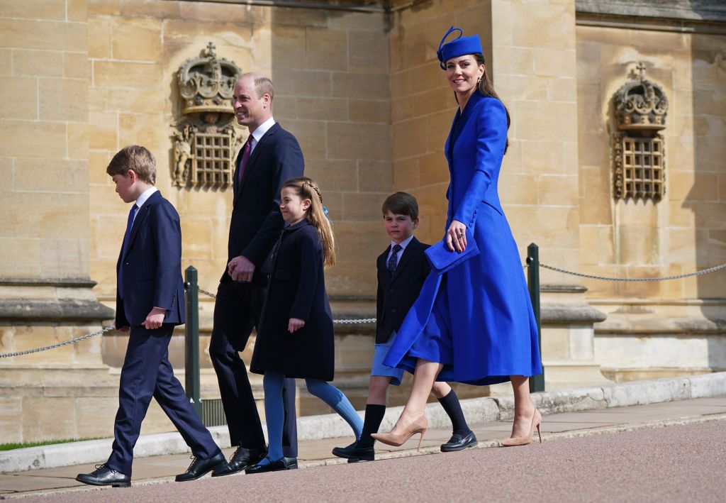 Die britische königliche Familie nimmt an der Ostermatin teil