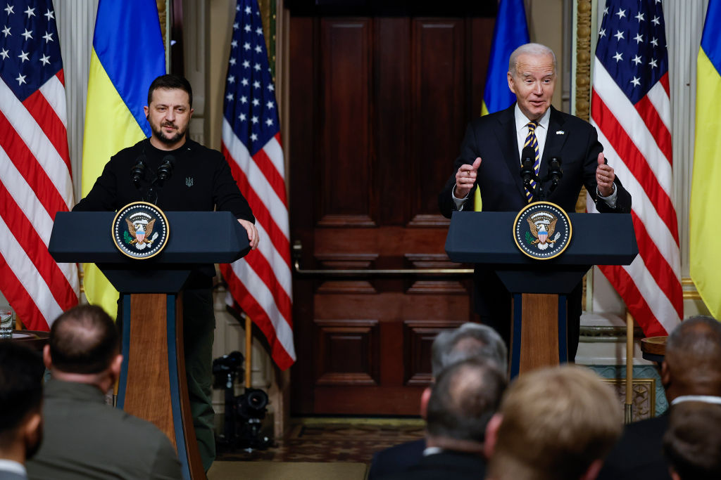 President Biden Meets With Visiting Ukrainian President Zelensky At The White House