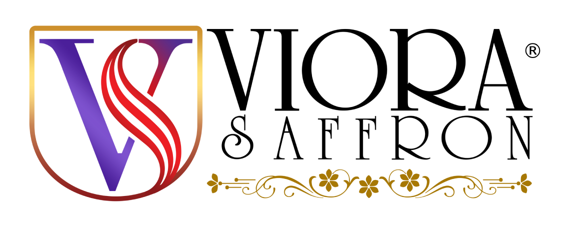Viora Saffron Official Brand Logo Premium Saffron Identity Viora Saffron Official Brand Logo Premium Saffron Identity