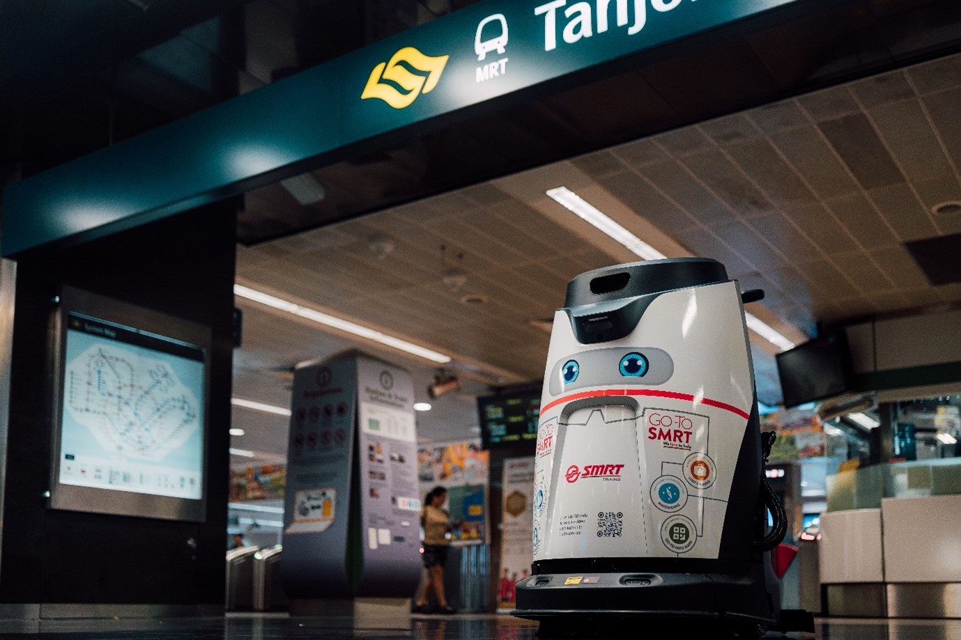 SIMPPLE Robotics di stesen keretapi SMRT