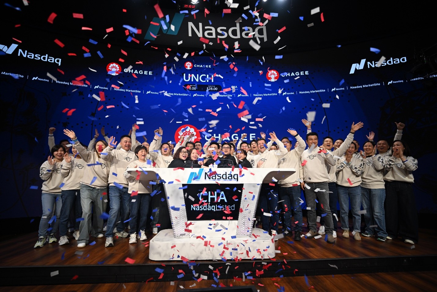 CHAGEE Rings the Opening Bell at The Nasdaq