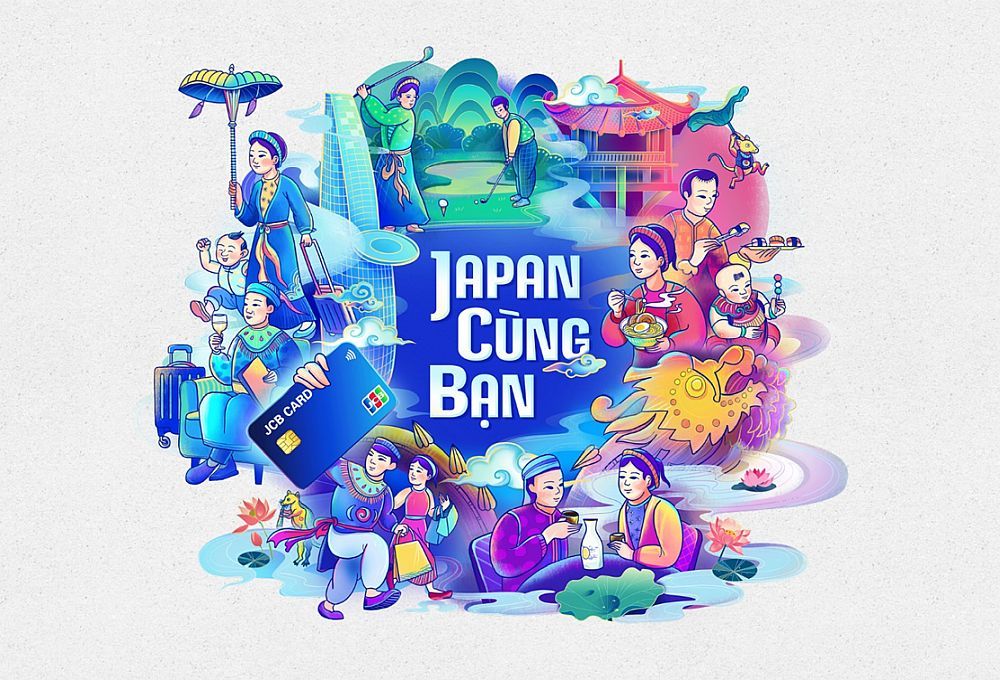 KV of JCB New Brand concept “Japan Cùng Bạn”