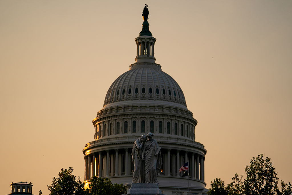 Bangunan Capitol A.S. di Washington, DC