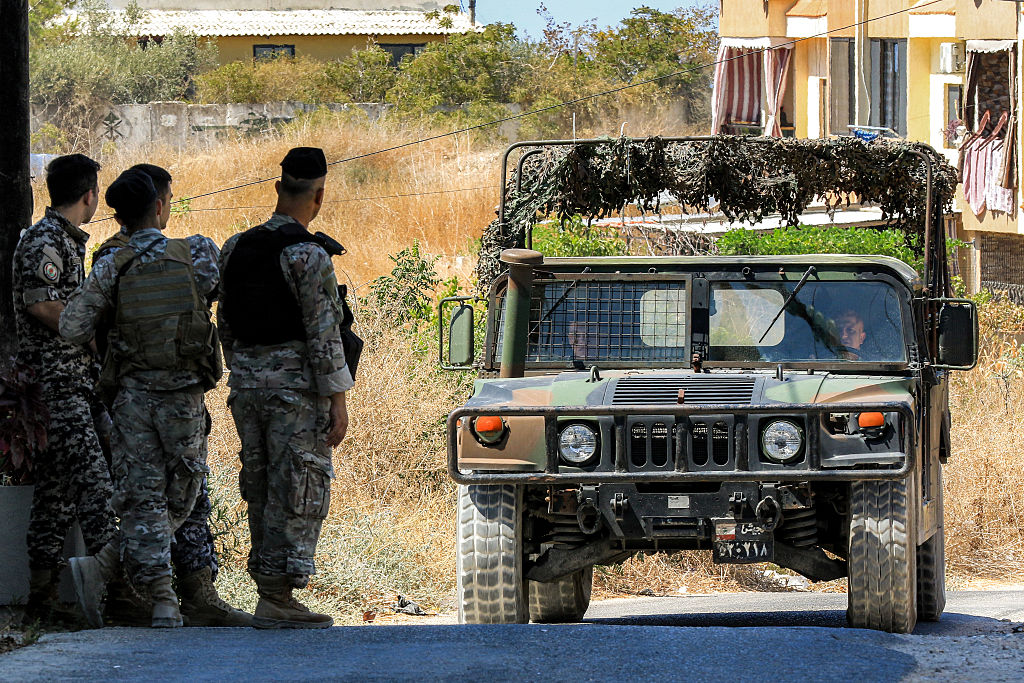 TOPSHOT-LEBANON-PALESTINIAN-ISRAEL-CONFLICT-ARMS