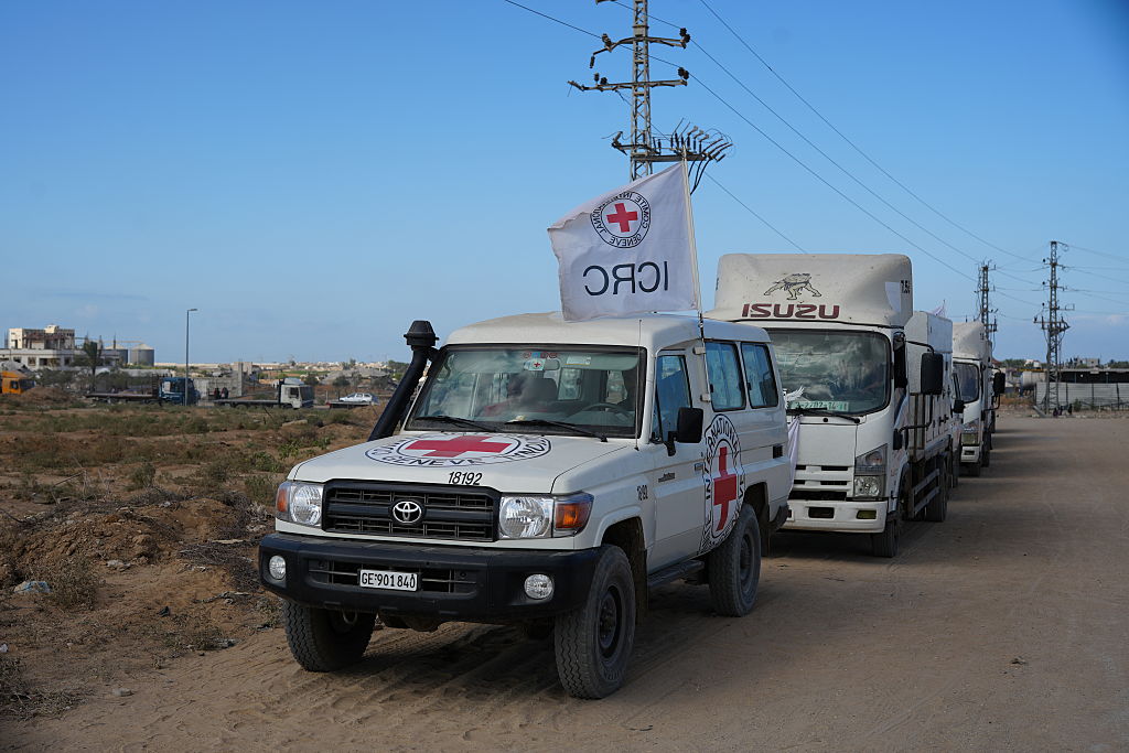 Red Cross team awaits handover of Palestinians' bodies from Israel in Gaza