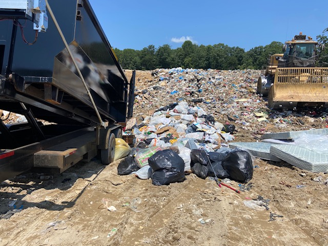 Dumpster rental Greenville SC Landfill dumping