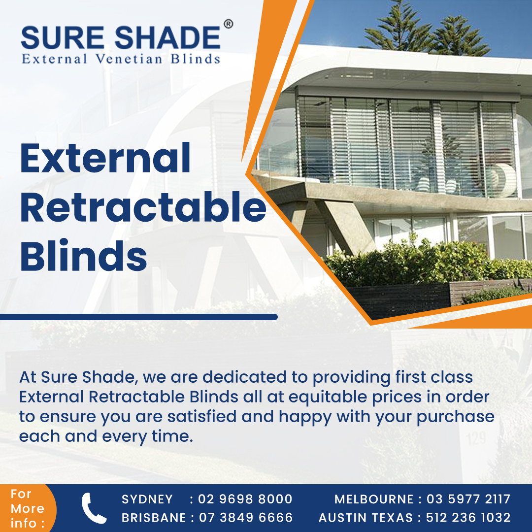 Sureshade Solutions einfahrbare Außenjalousien