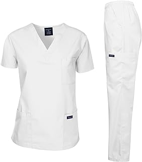 white nursing scrub