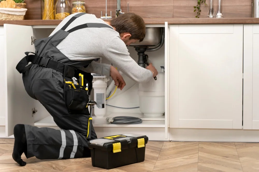 service maintenance worker repairing7