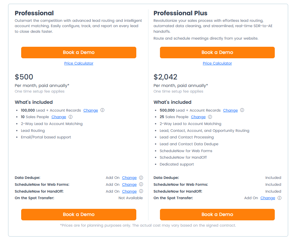 LeadAngel Pricing LeadAngel Pricing