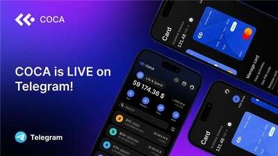 COCA Wallet Launches on Telegram, Simplifying Crypto Access for Millions of Users COCA Wallet Launches on Telegram, Simplifying Crypto Access for Millions of Users