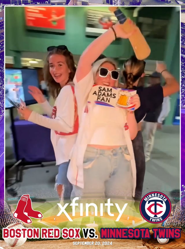 Guests enjoying the 360 photo booth experience at Fenway Park powered by BostonPhoto360 Guests enjoying the 360 photo booth experience at Fenway Park powered by BostonPhoto360