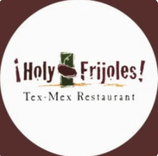 Enchiladas with red and green sauce served with rice at Holy Frijoles