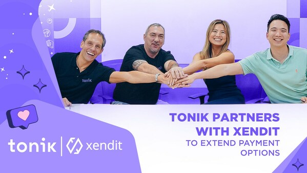 Tonik kooperiert mit Xendit zum Erweitern von Zahlungsoptionen