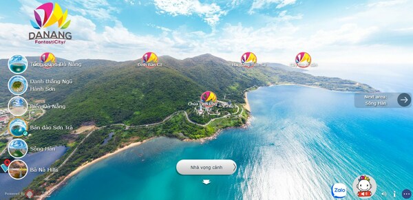 VR360 implemented the project "One touch to Da Nang" with VR360 Virtual Tour technology solution