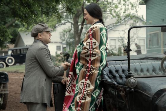 Leonardo DiCaprio and Lily Gladstone in 'Killers of the Flower Moon'