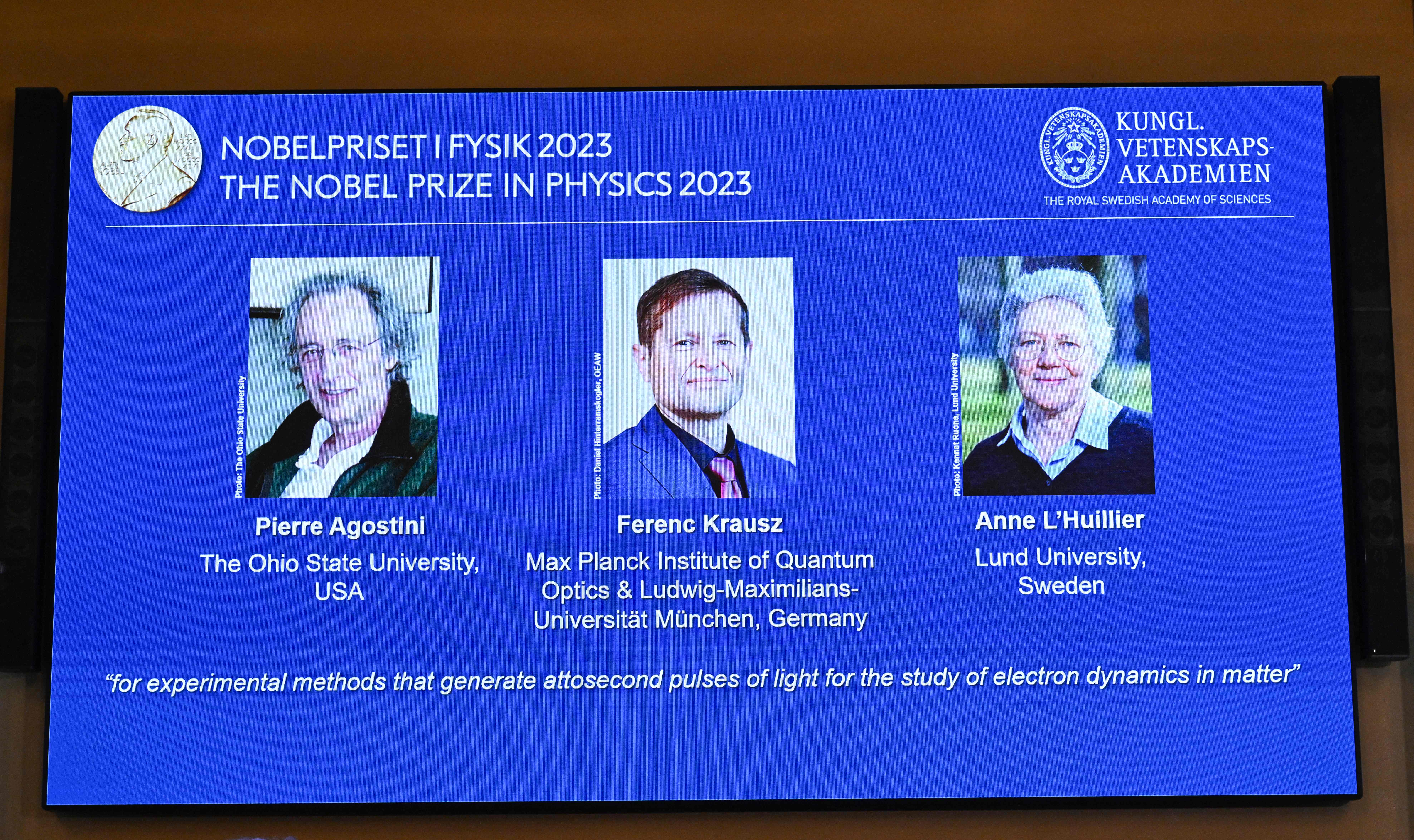 SWEDEN-NOBEL-PHYSICS-AWARD