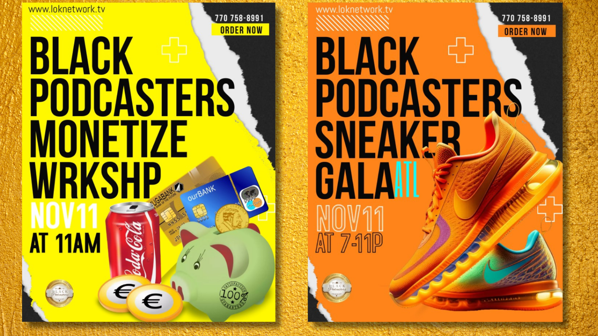 Black Podcasters Main Event Workshops Sneakers Gala