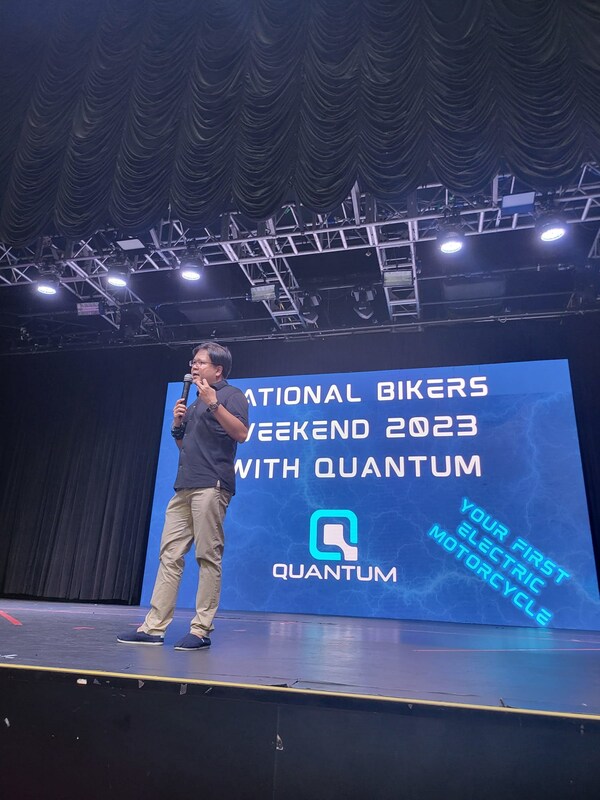 Opening speech at the National Bikers Weekend by Quantum Mobility's Senior Advisor, Mr. Lawrence Oei.