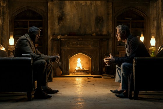 Carl Lumbly as C. Auguste Dupin and Bruce Greenwood as Roderick Usher in 'The Fall of the House of Usher'