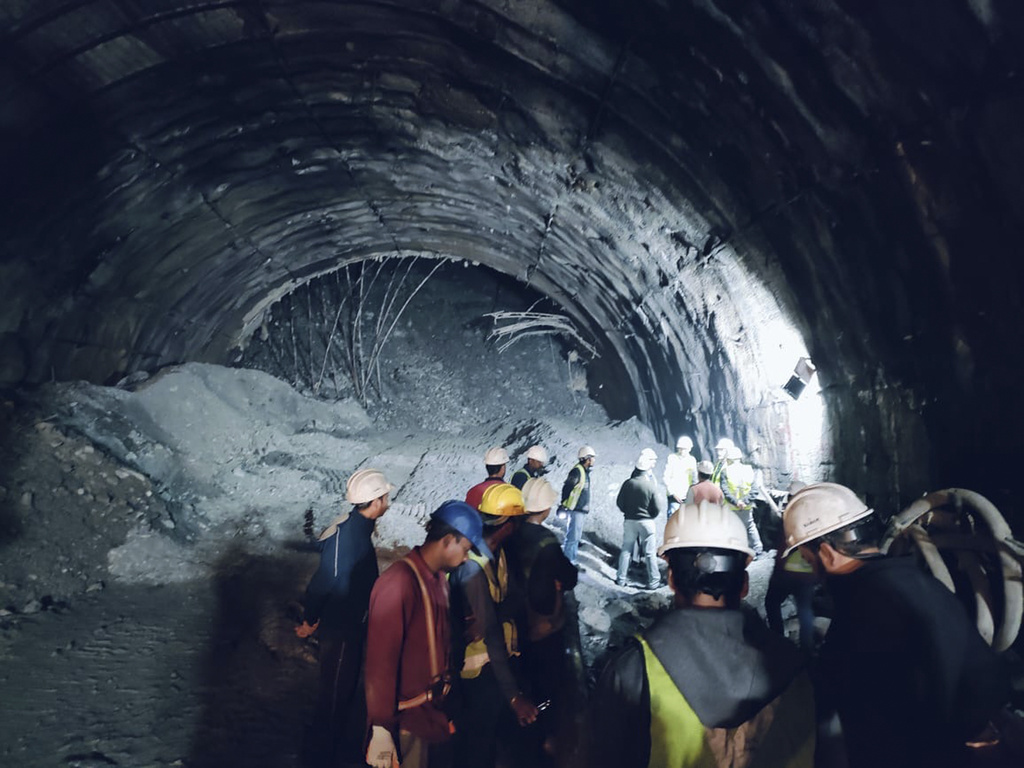 India Tunnel Collapse