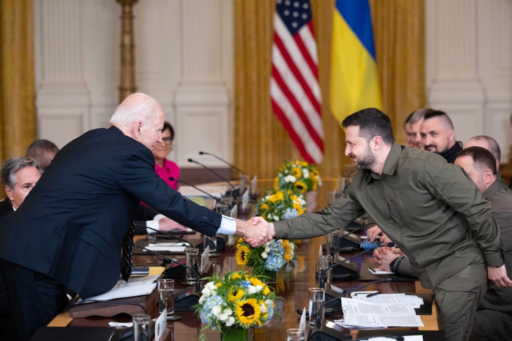 WASHINGTON - SEPTEMBER 21: Ukrainian President Volodymyr Zelens