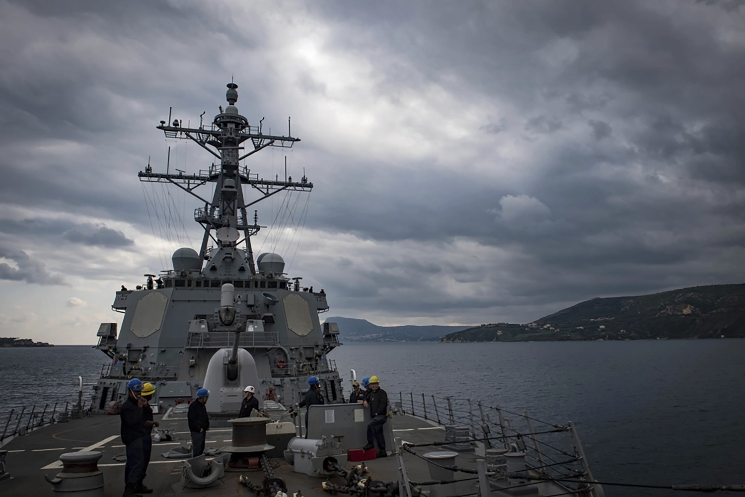 USS Carney American warship