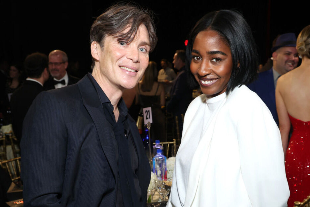 BAFTA nominees Cillian Murphy and Ayo Edebiri at the Critics Choice Awards in Los Angeles on Jan. 14, 2024.