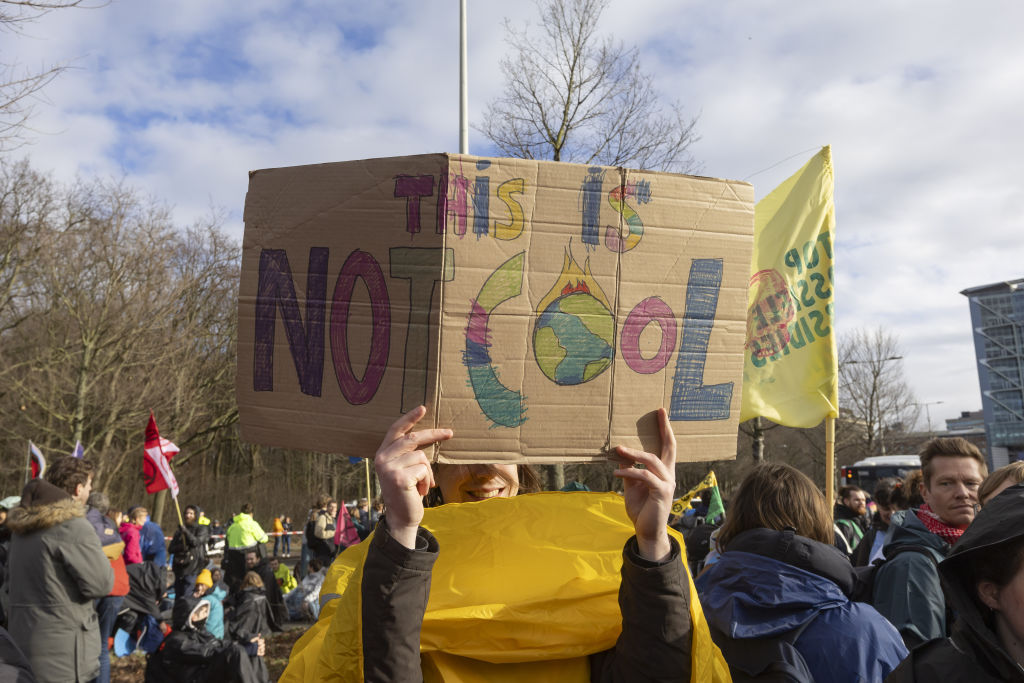 Climate activists detained in The Hague