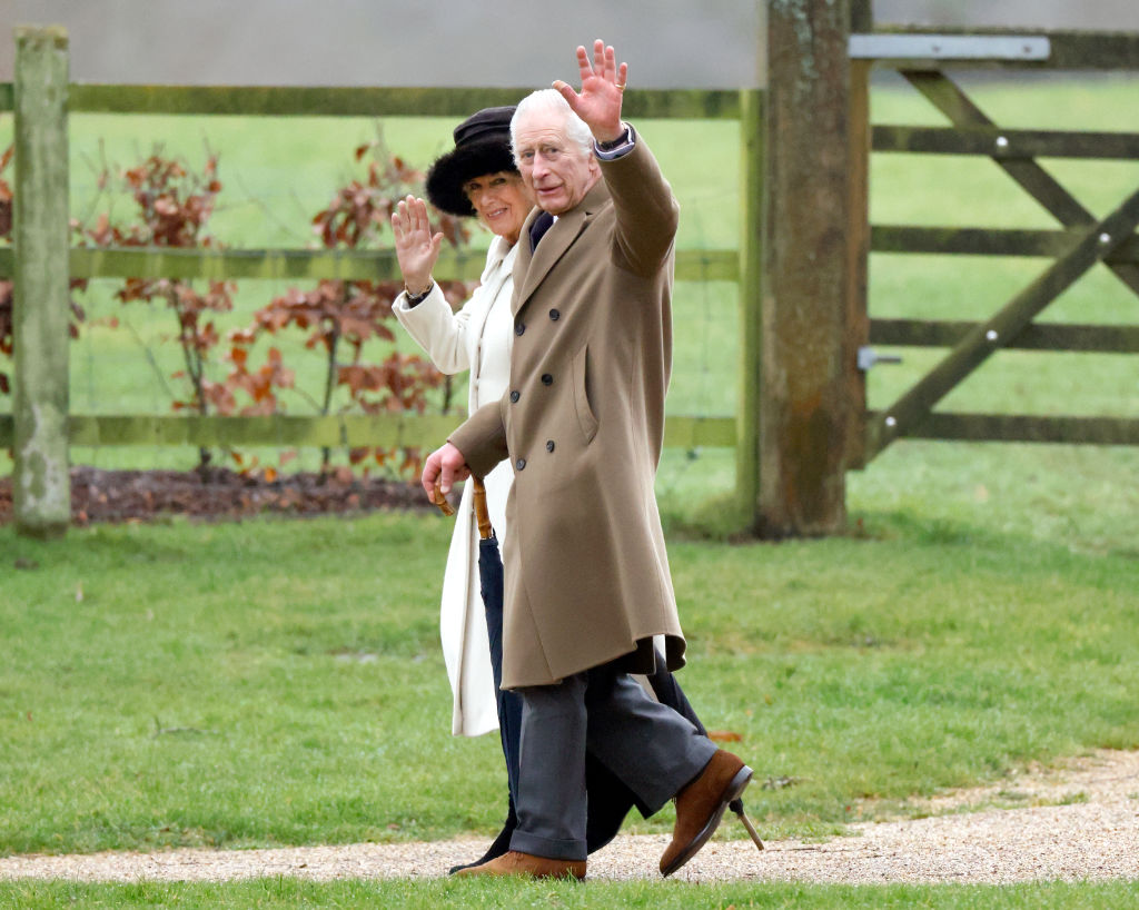 King Charles III Attends Sunday Church