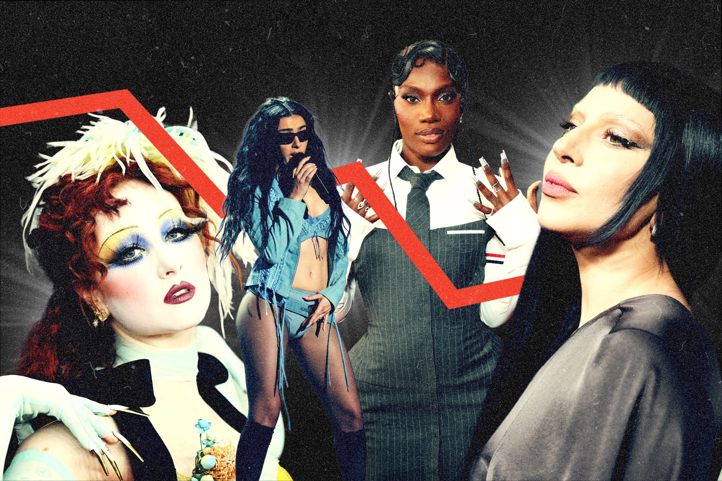 Chappell Roan, Charli XCX, Doechii, Lady Gaga