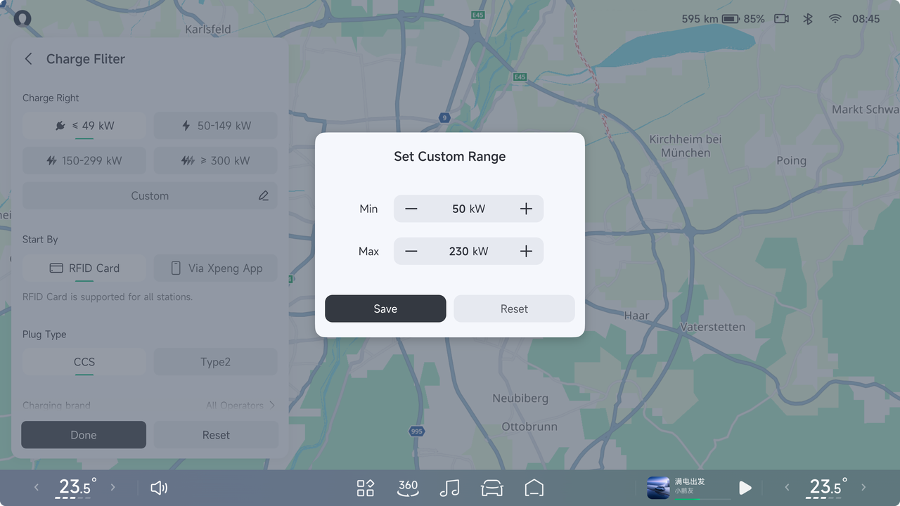 personalized charging experience